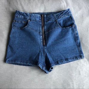 UO BDG Zip Front Denim Shorts
